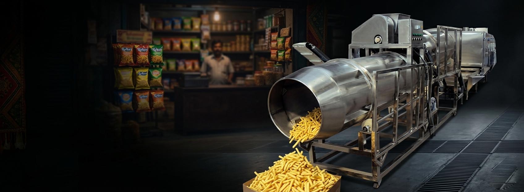 Kurkure making machine